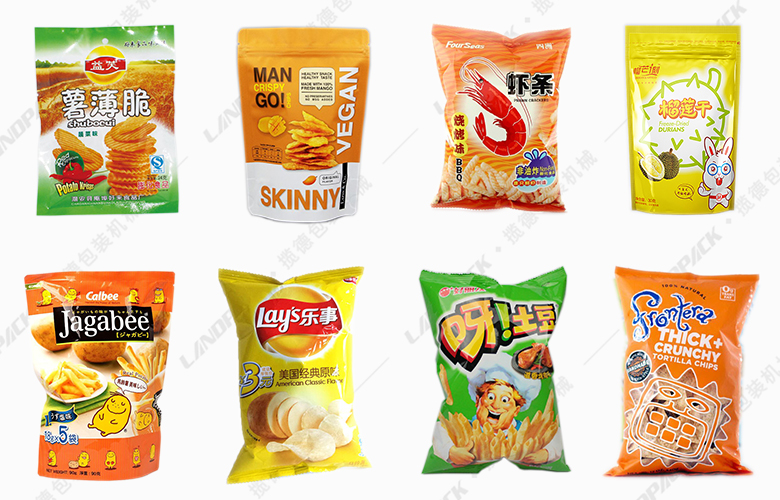 膨化食品包裝機(jī)包裝樣品